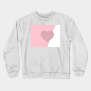 Pink heart Crewneck Sweatshirt